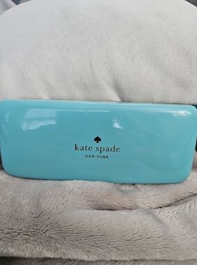 Kate Spade New York hard-shell glasses case, Turquoise And Green